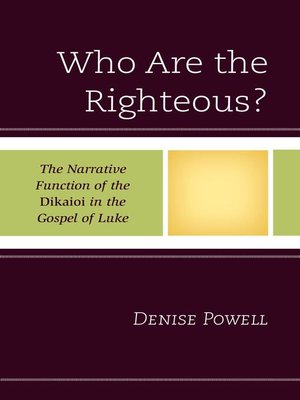 cover image of Who Are the Righteous?